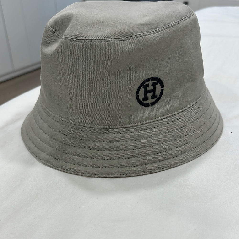 Hermes Gray Bucket Hat